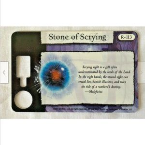 New 2004 Wizkids/Mage Knight Stone of Scrying Relic card #R-113